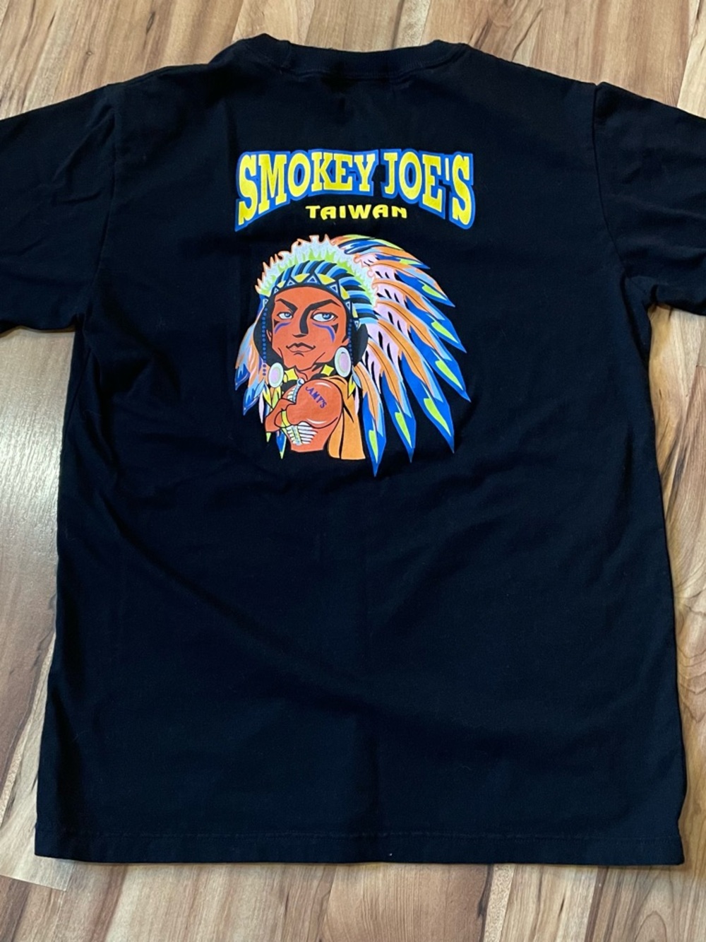 Vintage Smokey Joe's Taiwan Chief Graphic Tee - Black Streetwear Shirt